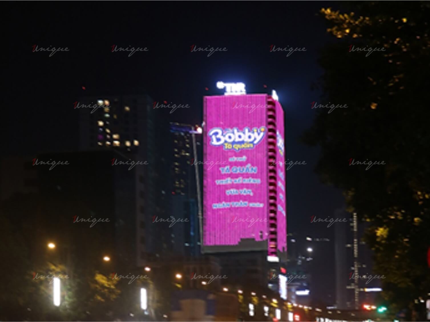 quảng cáo led building 